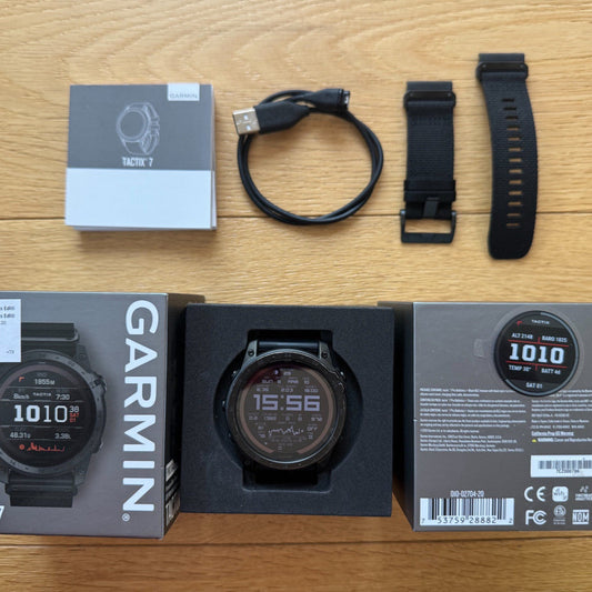 Mint: Garmin tactix 7 Pro Ballistics Edition + original box + all accessories